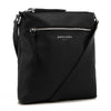 Pierre Cardin Serena Double Compartment Crossbody Bag - Black