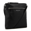 Pierre Cardin Serena Double Compartment Crossbody Bag - Black