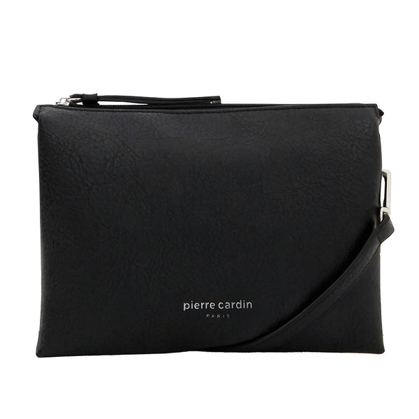 Pierre Cardin Serena Pouch Crossbody Bag - Black