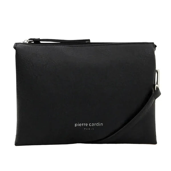 Pierre Cardin Serena Pouch Crossbody Bag - Black