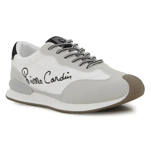 Pierre Cardin Signature Sneaker - White Grey