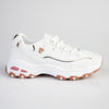 Pierre Cardin Sirene 3 Lace Up Sneaker- White/Rose Gold