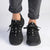 Pierre Cardin Sirene Lace Up Sneaker- Black-Pierre Cardin-Buy shoes online