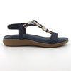 Pierre Cardin Skyla Trimmed Sandal - Denim Blue-Pierre Cardin-Buy shoes online