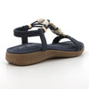 Pierre Cardin Skyla Trimmed Sandal - Denim Blue-Pierre Cardin-Buy shoes online