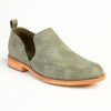 Pierre Cardin Slip On Boot With Cut Out Detail - Olive-Pierre Cardin-Buy shoes online