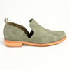 Pierre Cardin Slip On Boot With Cut Out Detail - Olive-Pierre Cardin-Buy shoes online