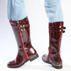 Pierre Cardin Sofia High Boot - Burgundy-Pierre Cardin-Buy shoes online