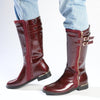 Pierre Cardin Sofia High Boot - Burgundy-Pierre Cardin-Buy shoes online