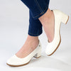 Pierre Cardin Sophie Block Heel - White-Pierre Cardin-Buy shoes online