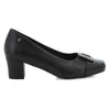 Pierre Cardin Square Patent Toepiece Court - Black
