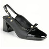 Pierre Cardin Square Toe Slingback - Black