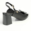 Pierre Cardin Square Toe Slingback - Black