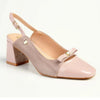 Pierre Cardin Square Toe Slingback - Mink