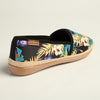 Pierre Cardin St Tropez Espadrille Slip On - Black Floral-Pierre Cardin-Buy shoes online