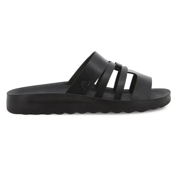 Pierre Cardin Strappy Slip In - Black