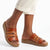 Pierre Cardin Strappy Slip In - Tan Multi