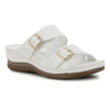 Pierre Cardin Twin Buckle Sandals - White