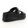 Pierre Cardin Twin Footbed Sandal - Black