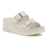 Pierre Cardin Twin Footbed Sandal - White