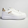 Pierre Cardin Valentine Sneaker - White / Gold-Pierre Cardin-Buy shoes online