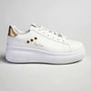 Pierre Cardin Valentine Sneaker - White / Gold-Pierre Cardin-Buy shoes online