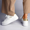 Pierre Cardin Valentine Sneaker - White / Gold-Pierre Cardin-Buy shoes online