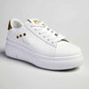 Pierre Cardin Valentine Sneaker - White / Gold-Pierre Cardin-Buy shoes online