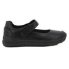 Pierre Cardin Velcro Strap Flat - Black