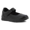 Pierre Cardin Velcro Strap Flat - Black