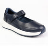 Pierre Cardin Velcro Strap Flat - Navy