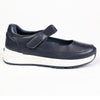 Pierre Cardin Velcro Strap Flat - Navy