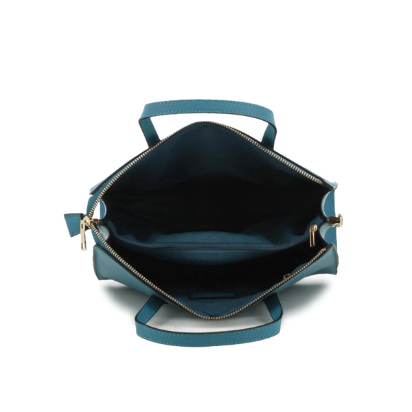 Pierre Cardin Vivian Structured Satchel - Teal