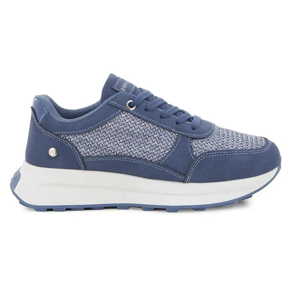 Pierre Cardin Woven Sneaker - Blue