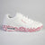 Pierre Claire Lace Up Sneaker - White/Red-Pierre Cardin-Buy shoes online