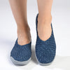 Rock Spring Imola Woven Elasticated Slip On - Navy/Grey-Rock Spring-Buy shoes online