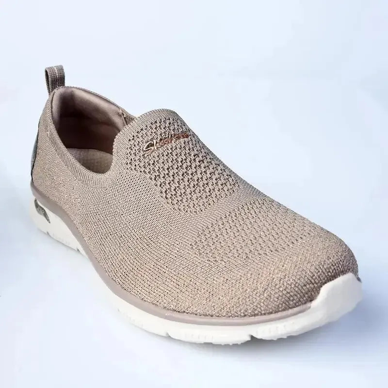 Skechers Arch Fit Sunny Slip On Sneaker Taupe