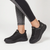 Skechers Bobs Arch Comfort Sneaker - Black