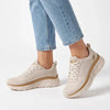Skechers Bobs B Flex HI Sneaker - White Gold