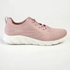 Skechers Bobs B Flex Lace Up Sneaker - Blush Satin