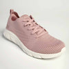 Skechers Bobs B Flex Lace Up Sneaker - Blush Satin-Skechers-Buy shoes online