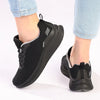 Skechers Bobs Moda Flex Lace Sneaker - Black