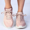 Skechers Bobs Moda Flex Lace Sneaker - Blush Satin