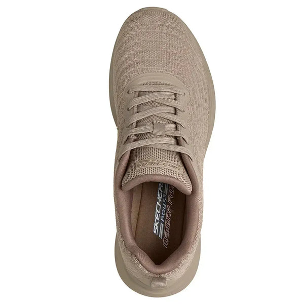 Skechers Bobs Moda Flex Lace Sneaker - Taupe