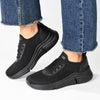 Skechers Bobs Sparrow Flex Sports Sneaker - Black-Skechers-Buy shoes online