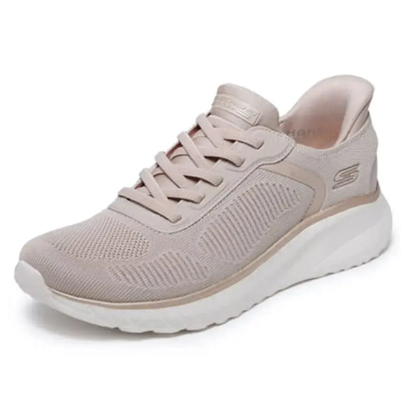 Skechers Bobs Squad Chaos Slip-On Sneaker - light Pink with Gold