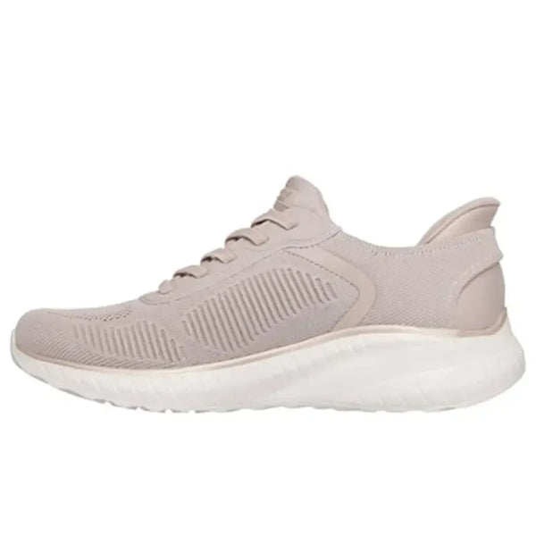 Skechers Bobs Squad Chaos Slip-On Sneaker - light Pink with Gold