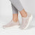Skechers Bobs Squad Chaos Slip-On Sneaker - light Pink with Gold