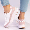 Skechers Contour Foam Sneaker - White Lavender