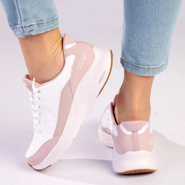 Skechers Contour Foam Sneaker - White Lavender